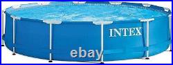 Intex pool metal frame round tubular (ø) 3.66 x (h) 0.76m