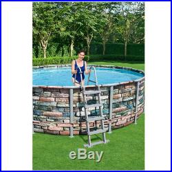 Large 14ft Bestway Above Ground Steel Framed Swimming Pool 427 x 122 cm & Cover