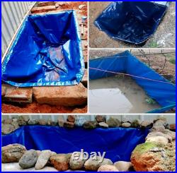 Large Above Ground Canvas Fish Pond for Aqua Breeding- 6.3ft x 3ft 1923 Litres