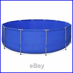 Large Family Garden Above Ground Swimming Pool Steel Frame Round 457 x 122 cm