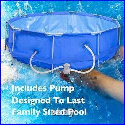 Large Round Pool & Pump 3.6m Wild'n Wet Framed Pool