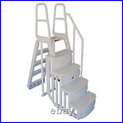 Main Access Above Ground Swimming Pool Step Ladder with Smart LED Light & Remote