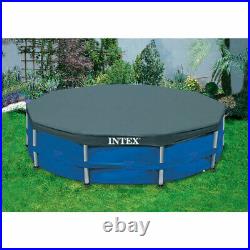 Metal Frame Above Ground Swimming Pool with 10 Foot Round Swimming Pool Cover