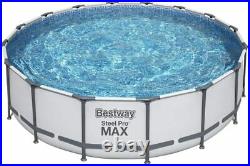 NEW 16ft x 48inch BESTWAY PRO STEEL FRAME SWIMMING POOL SET ROUND ABOVE GROUND
