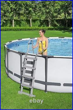 NEW 16ft x 48inch BESTWAY PRO STEEL FRAME SWIMMING POOL SET ROUND ABOVE GROUND