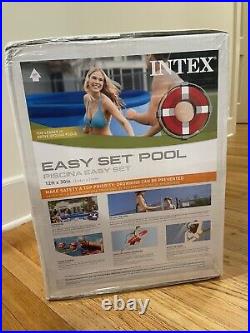 NEW INTEX 12 FT X 30 IN EASY SET ABOVE GROUND POOL WITH FILTER PUMP 12x30
