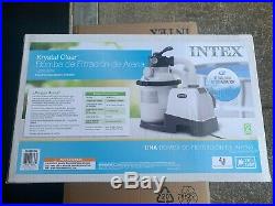 NEW INTEX 26643EG 1200 GPH 10 ABOVE GROUND POOL SAND FILTER PUMP with AUTO TIMER
