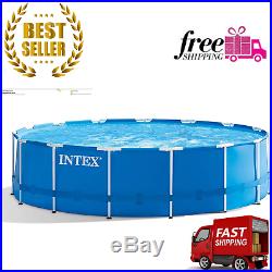 NEW Intex 15ft X 48in Prism Frame Above Ground Pool Set Super Fast Delivery