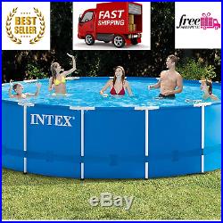 NEW Intex 15ft X 48in Prism Frame Above Ground Pool Set Super Fast Delivery