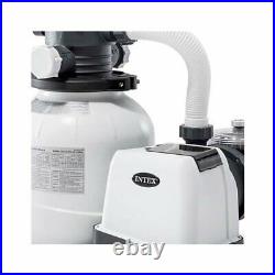 NEW Intex 2100 GPH Sand Filter Pump For Above Ground Pools With Automatic Timer