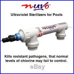NUVO Model 1500A For Above Ground Pools Ultraviolet UV Pool Sterilizer