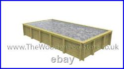 Nazca Wooden Pool 4m x 8m Available in 3 sizes Above or In Ground Swimmin