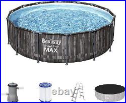 New 12ft Bestway 12' x 39.5 Steel Pro Max Pool Set Outdoor Swimming Pool 5614Z
