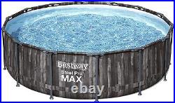 New 12ft Bestway 12' x 39.5 Steel Pro Max Pool Set Outdoor Swimming Pool 5614Z