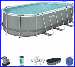 New Bestway 18' X 9'X 48 Frame Above Ground Swimming Pool set (READY TO SHIP)