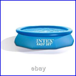 New INTEX 10 FT x 30 IN Easy Set Above Ground Pool With Filter Pump