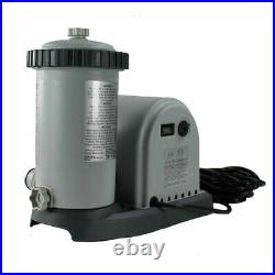 New Intex 28635EG 1500 GPH Above Ground Swimming Pool Pump Filter System In-Hand