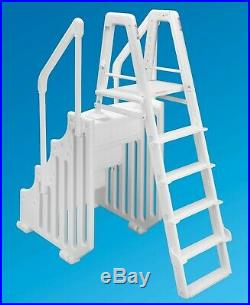 Ocean Blue 38 Mighty Step & Ladder Set Aboveground Swimming Pool Entry System