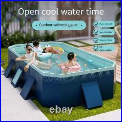 Outdoor Foldable Family Swimming Pool Above Ground Garden Kids Paddling Pools