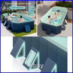 Outdoor Foldable Family Swimming Pool Above Ground Garden Kids Paddling Pools