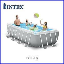 PRICED TO SELL Intex 26788 Rectangular Steel Framed Pool 13ft x 6ft Swim Area