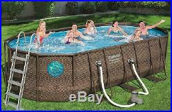 Pool 56716 above Ground Oval Bestway 549x274x122 H cm with Porthole
