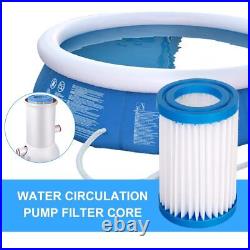 Pool Filter Pump Above Ground, 1000 Gallons Swimming Pool Filter Cartridge