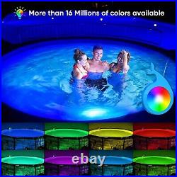 Pool Lights for Above Ground Pools Underwater, Submersible LED Pool Lights for In