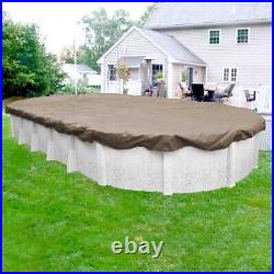 Pool Mate 571224-4 Sandstone Winter Cover for 12 by 24 Foot Oval Above-Ground