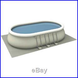 Pool Oval above Ground Structure 610x360x122cm + Ladder Pump Sheeting