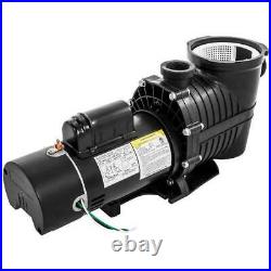 Pool Pump 2HP Thermal Protected In/Aboveground 5850GPH with Strainer 230V 1.5 UL