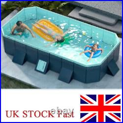 Rectangular Above Ground Outdoor Swimming Pool Foldable Bathtub for Adult Kiddie