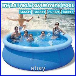 Round Above Ground Inflatable Family Swimming Pool