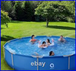 SWIMMING POOL 15ft X 48 Large Avenli ROUND STEEL FRAME ABOVE GROUND GARDEN