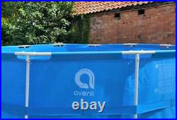 SWIMMING POOL 15ft X 48 Large Avenli ROUND STEEL FRAME ABOVE GROUND GARDEN