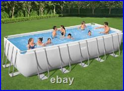 Set 21FT (640 x 274x 132 cm) BESTWAY 5612B Garden Swimming Pool WITH SAND PUMP