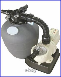 Small Above Ground Swimming Pool Filter & Pump Combo 0.2hp 13 Filter