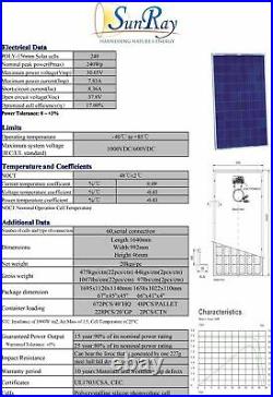 Solar Pool Pump Brush Type 1/2HP 72v 2 PV Solar Panels Above Ground Pool Motor