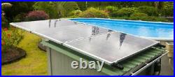 Solar Pool Pump Brush Type 1/2HP 72v 2 PV Solar Panels Above Ground Pool Motor