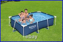 Steel Pro Swimming Pool Above Ground Rectangle Paddling Pool, 8'6