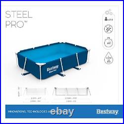 Steel Pro Swimming Pool for Outdoors with Filter Pump, Above Ground Frame Pool