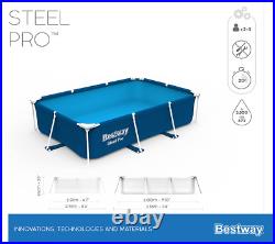 Steel Pro Swimming Pool for Outdoors without Filter Pump, Above Ground Frame Pool