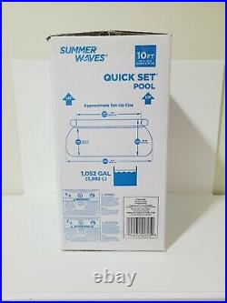 Summer Waves 10'x30 Quick Set Ring Above Ground Pool with Filter Pump