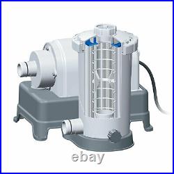 Summer Waves 2000 Gallon Above Ground Swimming Pool Cartridge Filter Pump System