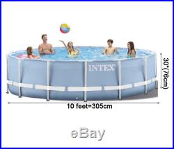 Summer Waves, INTEX Frame Above Ground Pool Set Pools & Spas swimming Pool