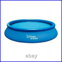 Summer Waves Quick Set 4.57m x 84cm Inflatable Ring Round Above Ground Swim Pool