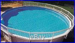 Swim Pool Fence Above Ground Base Kit 8 Section Outdoor Yard 24 Safety NEW
