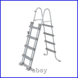 Swimming Pool 13.5ft Power Steel Frame Pump Filter Ladder Dispenser Bestway