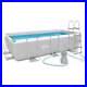 Swimming Pool 13ft, 400x200cm XL Steel Frame Above Ground & Filter Pump