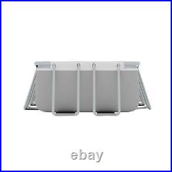 Swimming Pool 13ft, 400x200cm XL Steel Frame Above Ground & Filter Pump